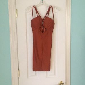 Rust Rare London BodyCon Dress